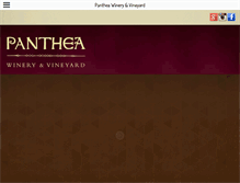 Tablet Screenshot of pantheawine.com